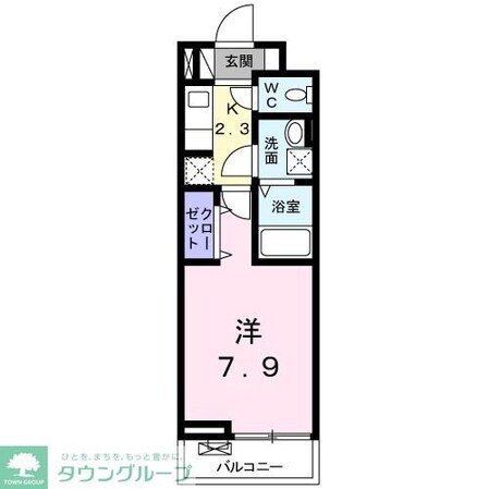 ラ ラ トマート Bの物件間取画像